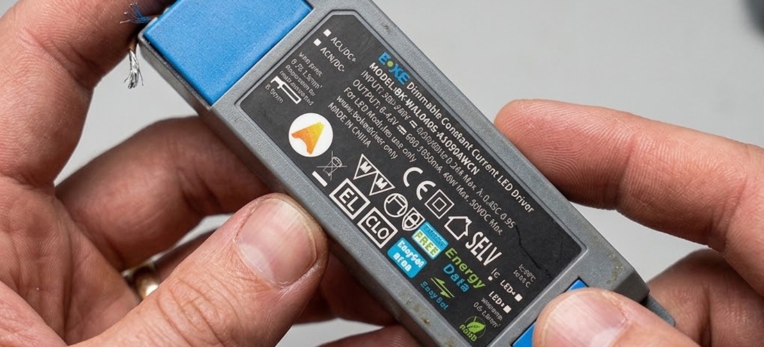 Led driver achterkant waar let je op