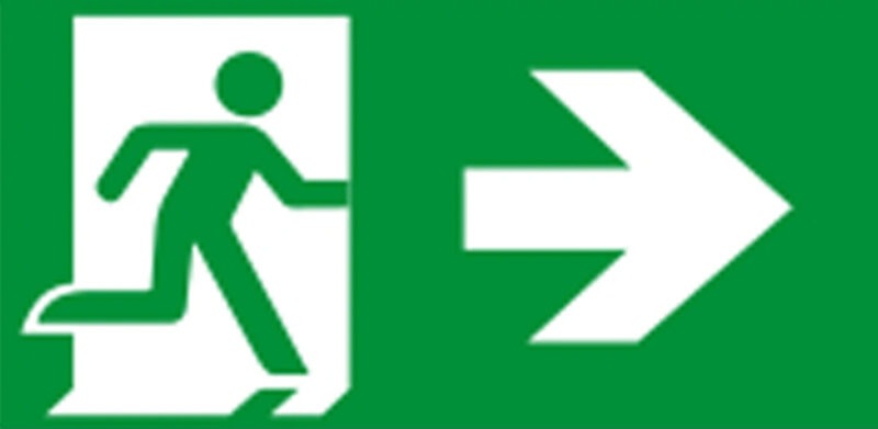 pictogram rechtsaf