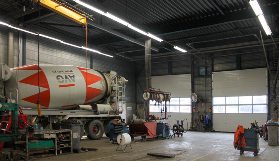 AVG Heijen werkplaats verlichting