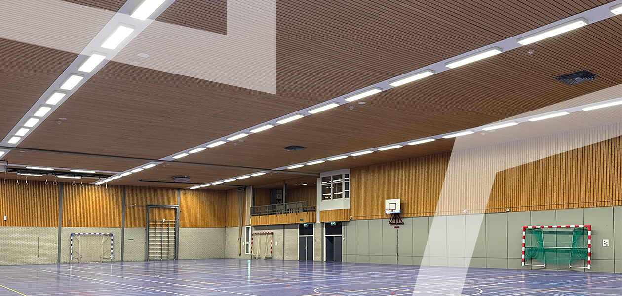 Sporthal Groesbeek Heuvelland led verlichting