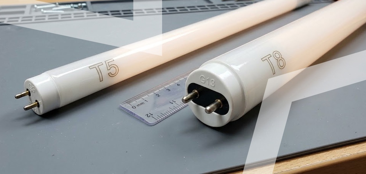 Wat is het verschil tussen een T5 of een T8 buis verlichting?