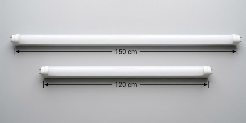 Verschillen 150cm en 120cm buis