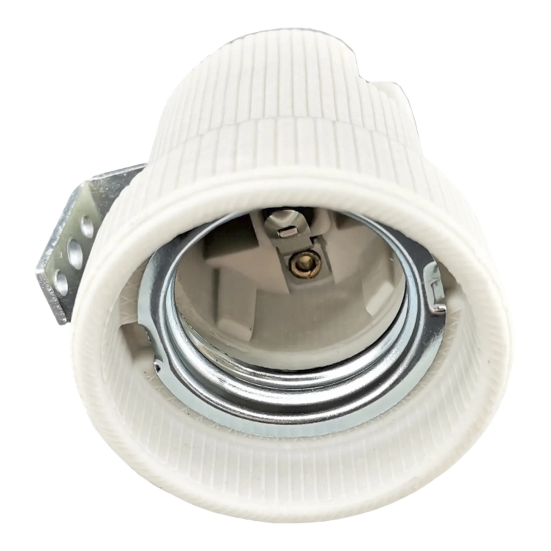 Lamphouder E27 4A 500V Hoekbeugel + Aarde