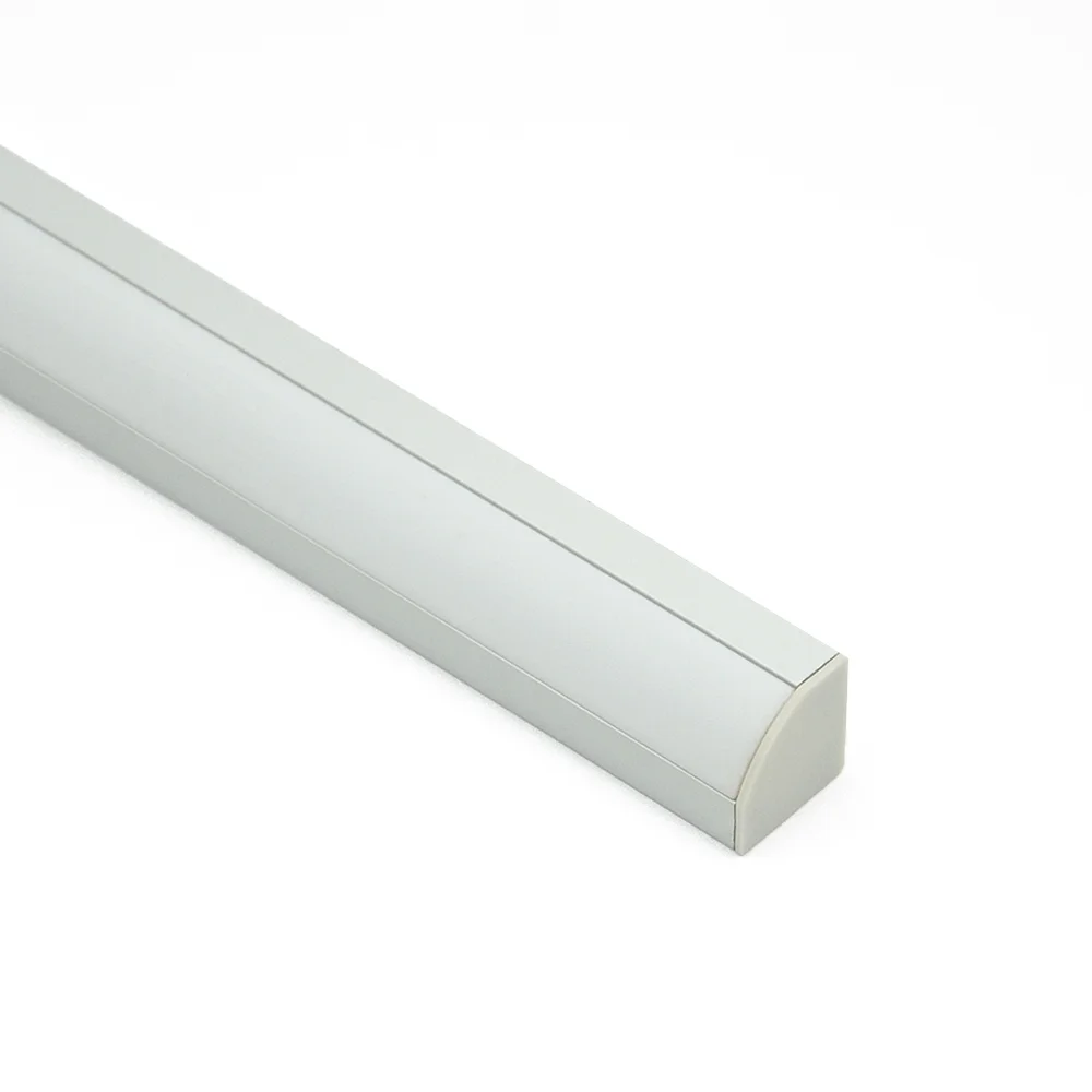 Profiel LED strip alu 23.5x10.8x2000mm + cover opaal opb