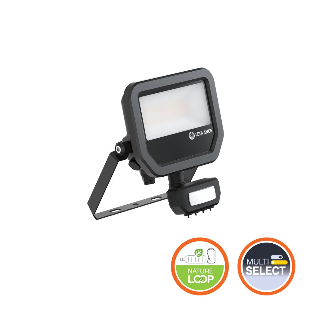FLOODLIGHT SENSOR 20 17W 2K4LM 830 PS SY100 BK