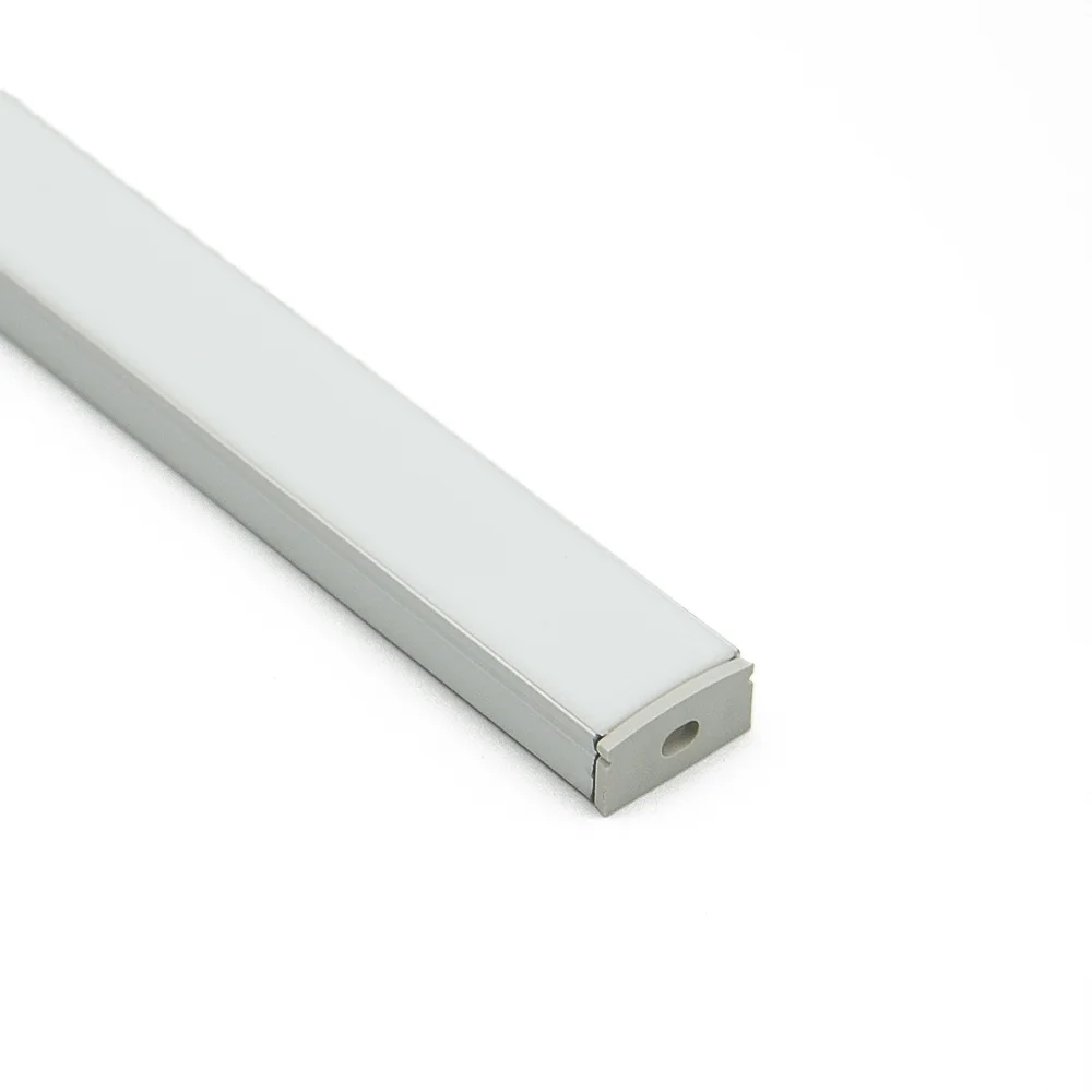 Profiel LED strip alu 17x9x2000mm + cover melk opb