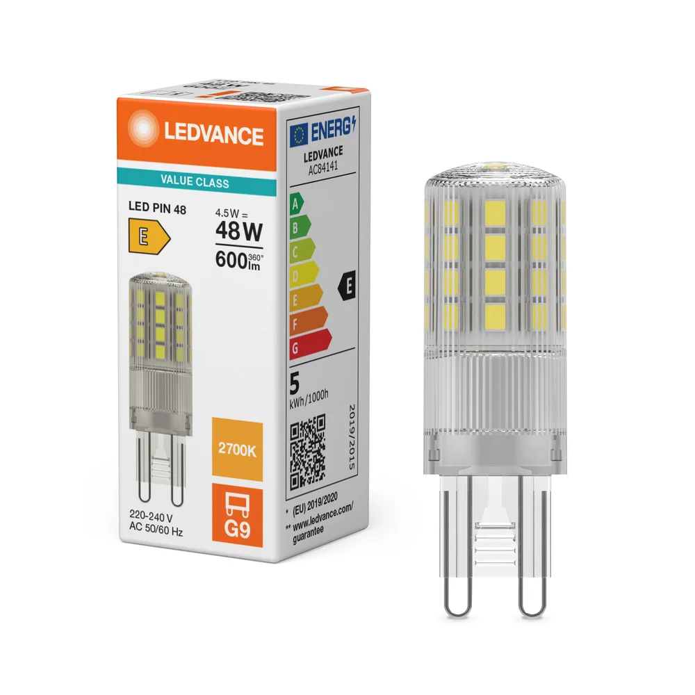 LED PIN G9 P 4.5W 827 Clear G9