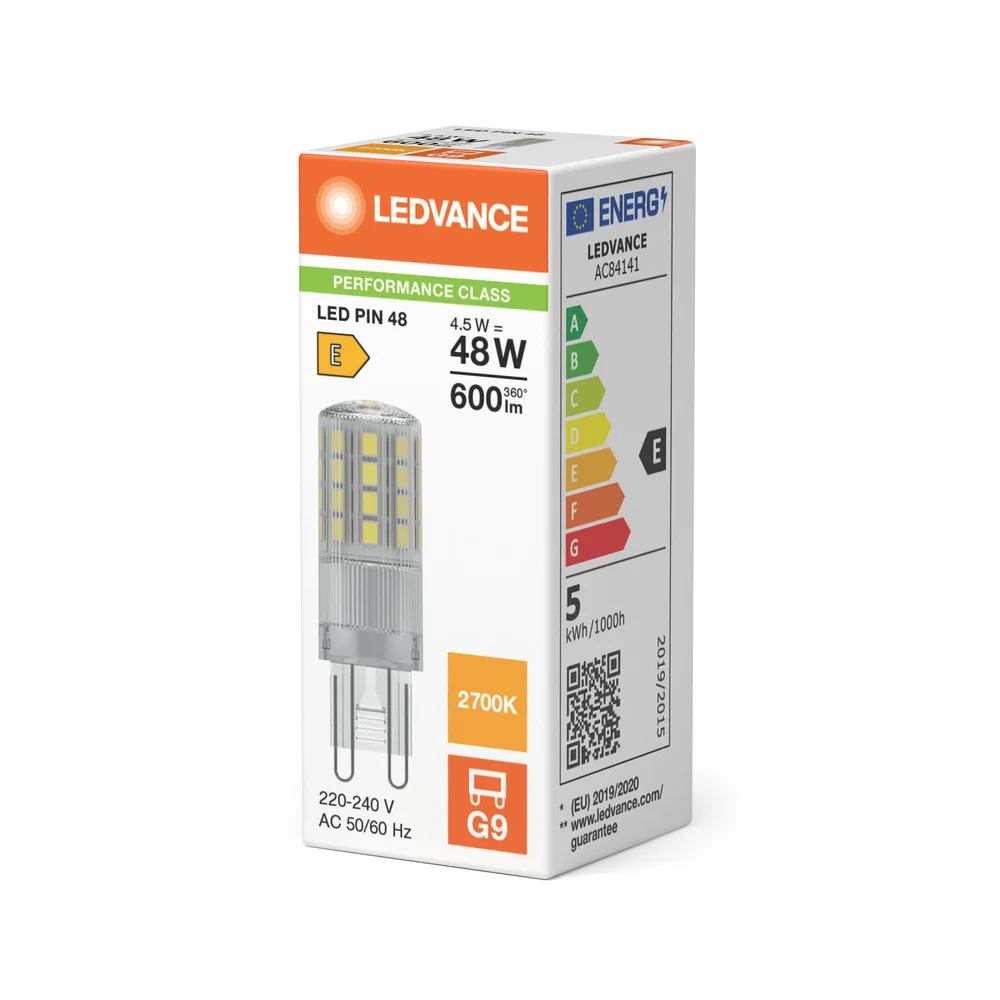 LED PIN G9 P 4.5W 827 Clear G9