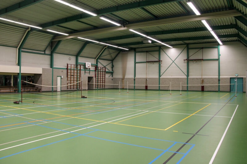 Led verlichting sporthal Oeffelt