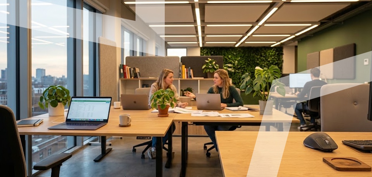 Kantoor met Casambi dimmers